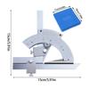 0-320° Angles Measuring Rulers Precisions Angles Finder Vernier Bevel Protractor Measurement Instrument for Construction