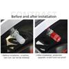 3 style Car Wheel Tire Valve Caps Tyre Rim Stem Covers For Toyota Auto Accessories