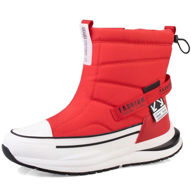 Fashion Boots Women Multi-color Snow Boots Thickened Warm and Anti-skid Couple's Boots Plush Waterproof Casual Winter Shoes New