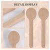 M-Modern-4 Pcs Wood Carving Spoon Blank Beech Wood Unfinished Wooden Craft Whittling Kit For Whittler Starter
