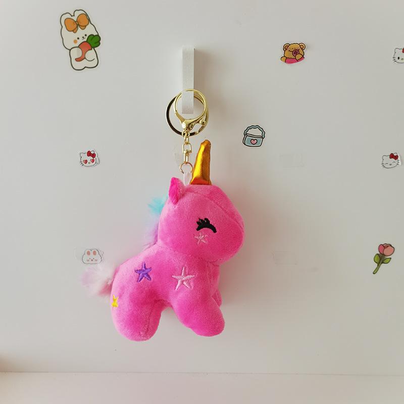 

Unicorn Doll Pendant Cute School Bag Hanging Ornament Wedding Gift Children s Toy Claw Machine Keychain 12*10*6cm