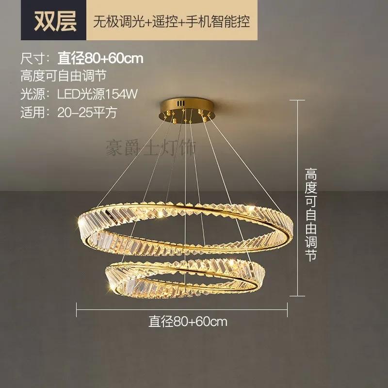 Luxury Gold Chandelier Ceiling Lamps For Living Room Bedroom Crystal Chandelier  Lighting IN STOCK