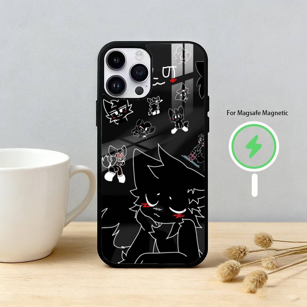 boykisser wallpaper Phone Case For iPhone 17/16/15/14/13/12/Plus/Pro/Max for Magnetic Wireless Charging iPhone14Plus