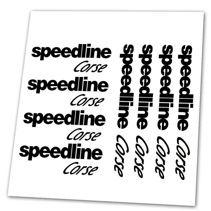 For SPEEDLINE CORSE VINYL DIE CUT GRAPHICS STICKER DECAL KIT