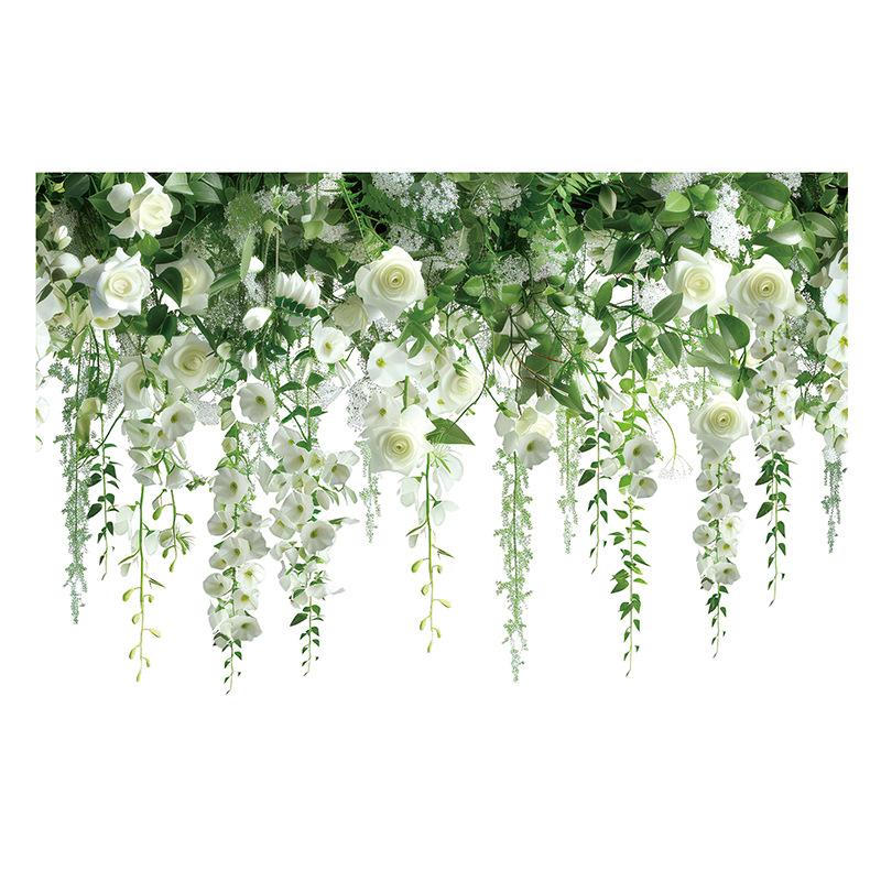 Rose Vine, Static Window Sticker, Bedroom Window Decoration, Bathroom, Shower Room, Glass Decoration Sticker