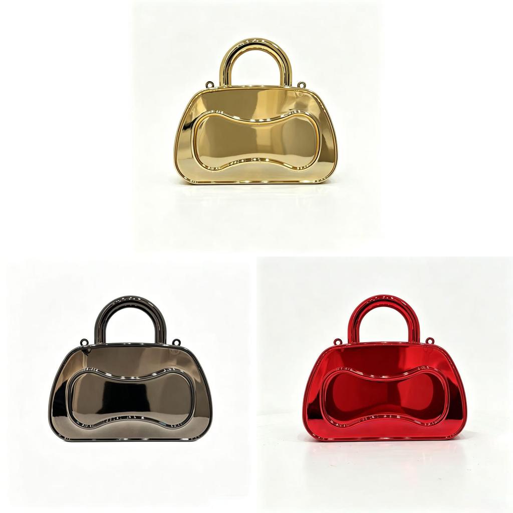 Small Acrylic Square Bag With Chain For Daily Casual Wear