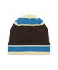 THISISNEVERTHAT E/T-Logo Multi Striped Beanie Brown