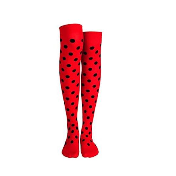 Halloween 2025 Girls Ladybug Costume Long Sleeve Casual Dress Fancy Costume Carnival Party Masquerade Performance Part one size