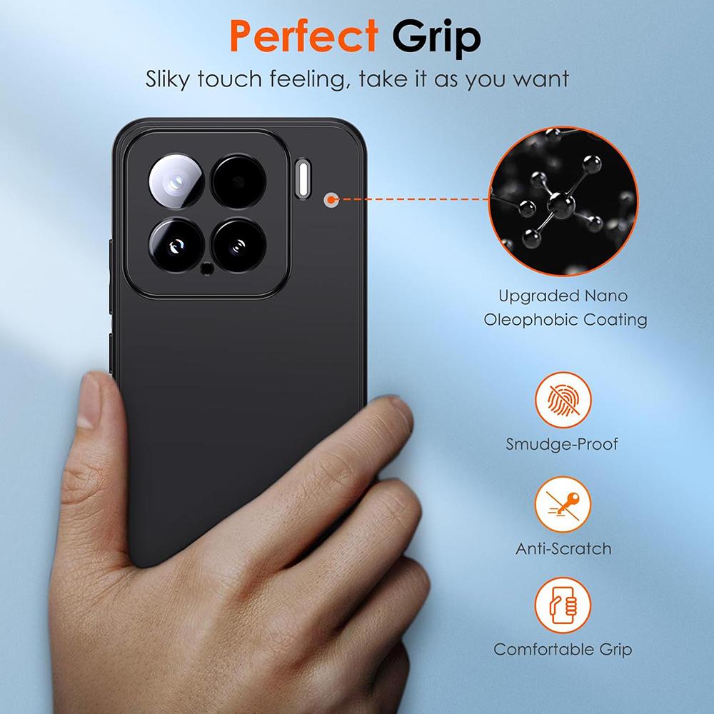Square Matte Silicone Soft Case For Xiaomi Mi 1 14 14T 13 13T 12 12X 12T 12S Pro Ultra Lite Solid Black Thin Cover Shell