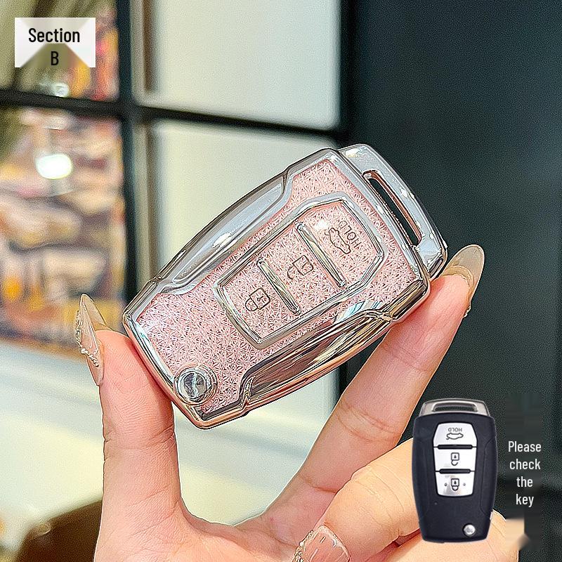 Ssangyong Korando Rexton Crystal Remote Key Protective Cover Set