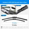 Compatible Mercedes-Benz A-Class A200L/A180L Wipers - Frameless, Silent Car Accessories, 2022-2021 Models