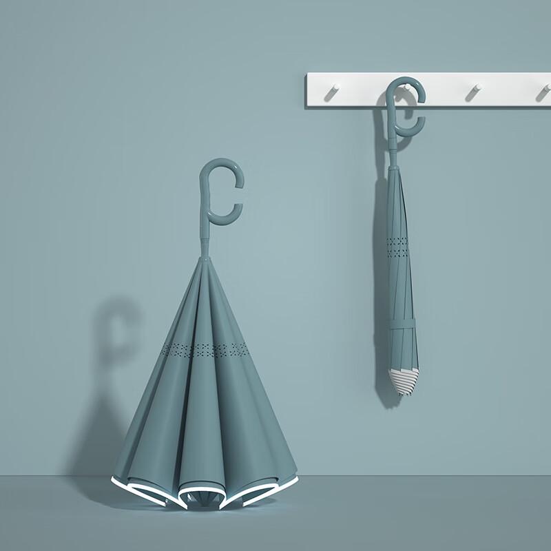 PALONY Morandi Double-Layer Windproof Reverse Umbrella