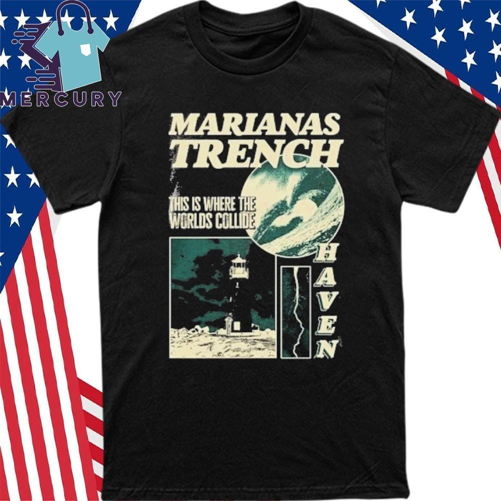 Марианская впадина Миры сталкиваются Летняя рубашка Унисекс футболка S
