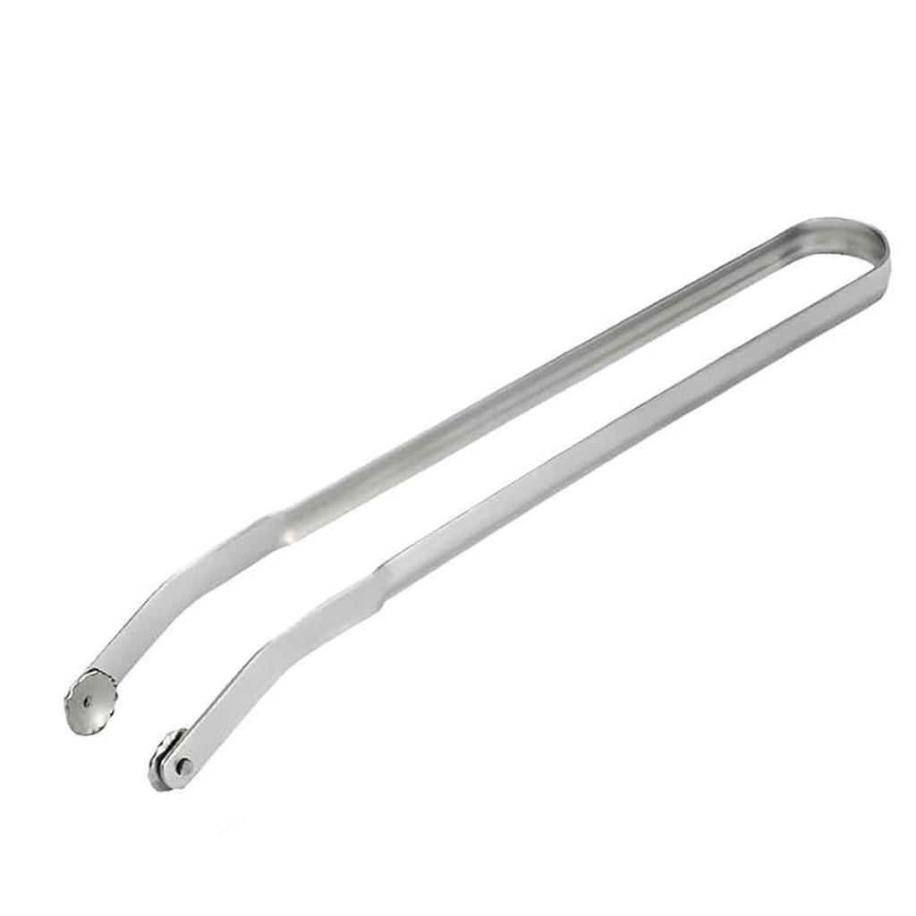 BBQ Sausage Turning Tongs Stainless Steel Long Handle BBQ Sausage Grill Tongs Kitchen Tongs for