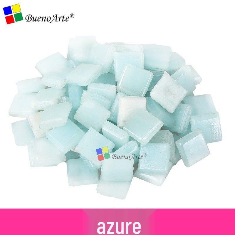 260 Stück 1 cm Transparente Eisjade Mosaik Glasperlen für DIY Kerzenhalter Basteln