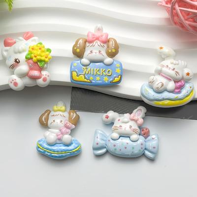 Cute Animal Party Resin Accessories: DIY Hair Clips, Shoe Buckles, Water Bottle & Fridge Magnets