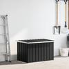 Garden Storage Box Anthracite Grey 109 X 67 X 65 Cm