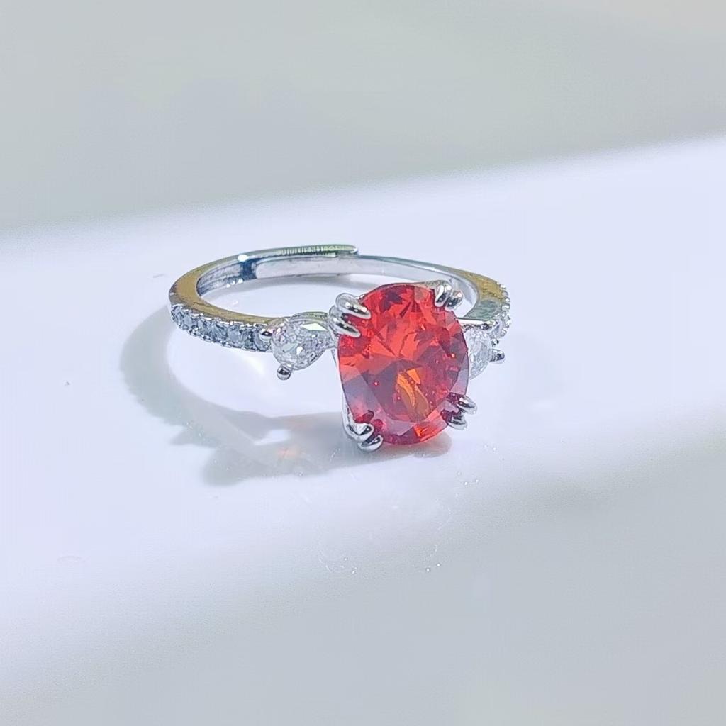 8 * 10 Coconut Round Egg Twist Arm Ring Women'S Fashion Versatile Zir*****Pen Ring Ring