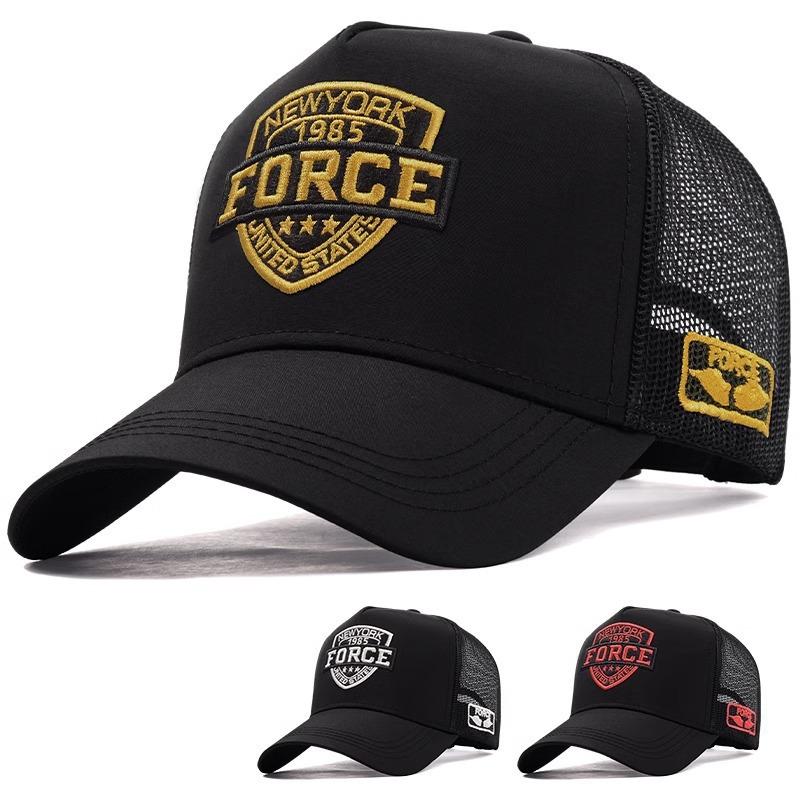 New High Top Hat Men's Summer Sun Protection Baseball Cap Thin Mesh Breathable Baseball Cap Fashionable