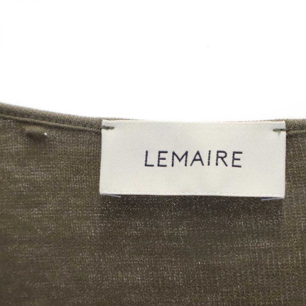 LEMAIRE 7 minutes sleeve Cut S Khaki Men's Used