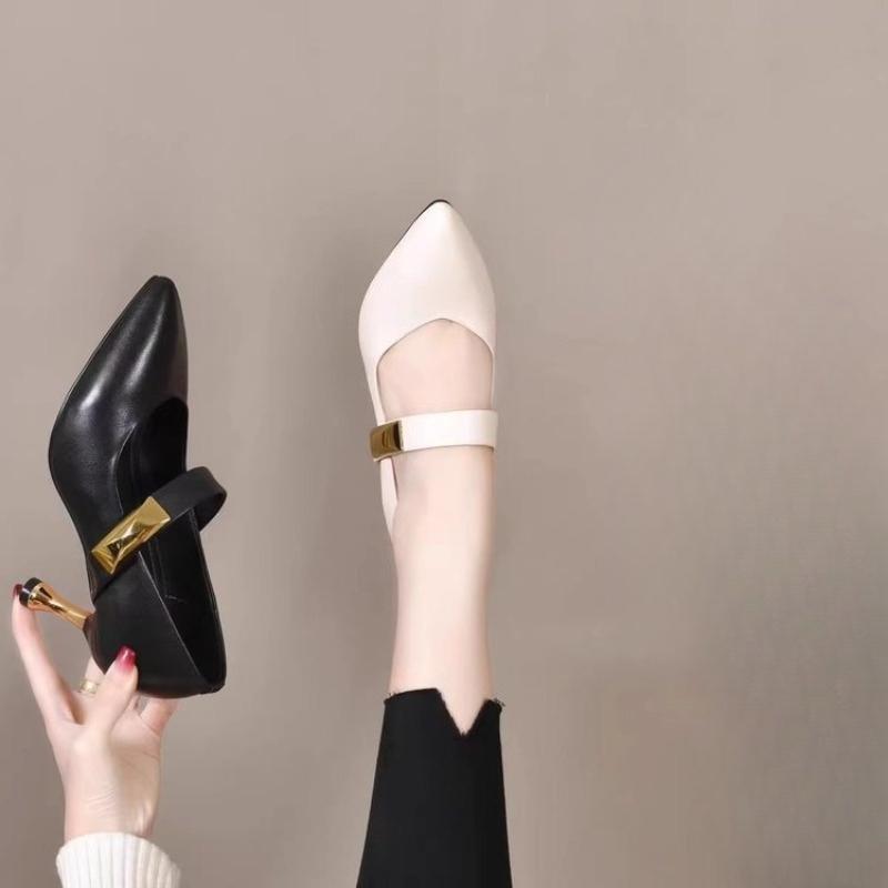 Anti-slip Shoes, High-heeled Shoes, Pointed-toe Style, New Single Shoes, Thin Heel Shoes, Women's Shoes