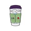 Coffee Cartoon Eyecatching Cup Badge Brooch Unique Enamel Coating For Looks Trendy