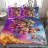 Set Biancheria da Letto Accogliente per Bambini Con Anime Super Mario Copripiumino 3D Anime per Bambino Bambini Adolescenti Adulti Tessile per la Casa Coperta Trapuntata