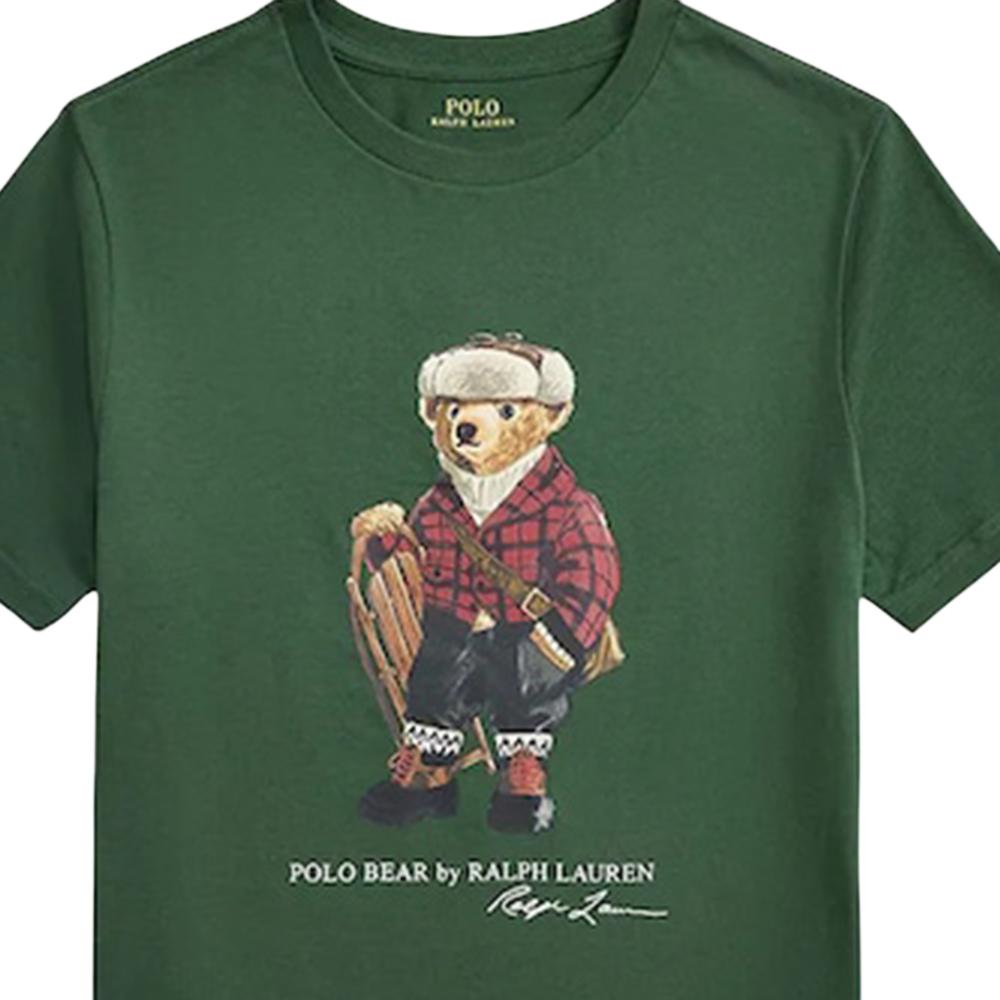 Polo Ralph Lauren Printed Cotton Crew Neck T-Shirt Kids tops 323981260-002