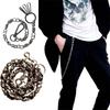 Biker-Decor Skull Wallet Chain with Hook Snap Closure Punk Skull Trouser Chain Hip-hop Cool Style Pant Chain Ornament