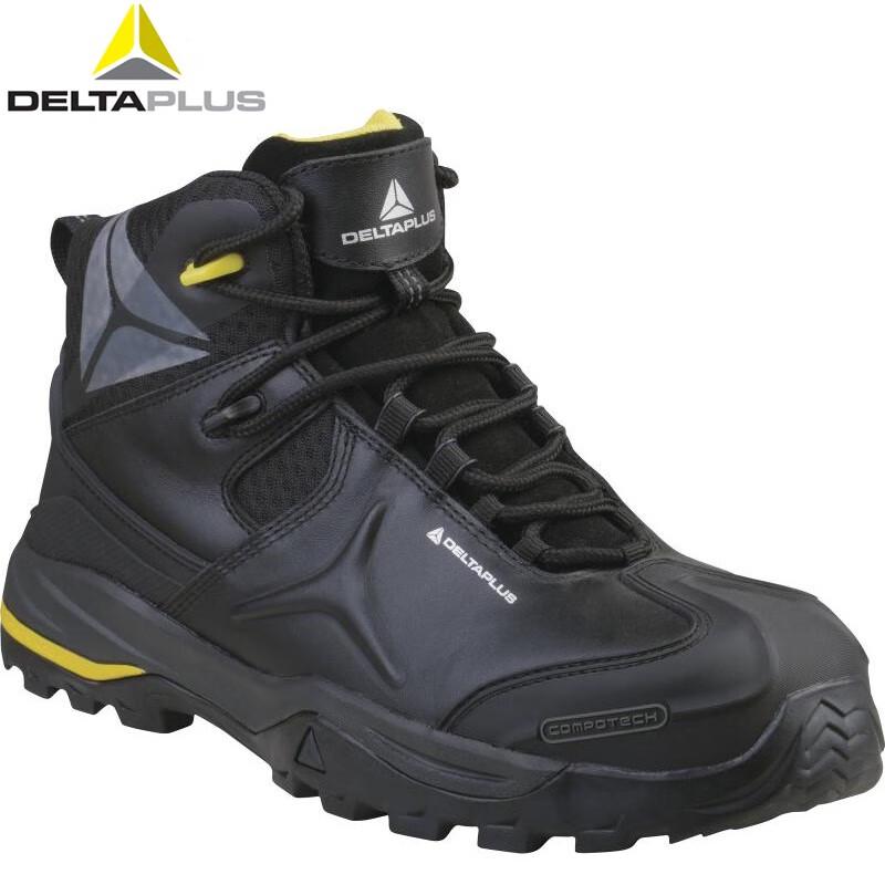 Deltaplus 301336 Leather High-Top Safety Boots 40 чёрный