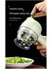 Four-in-One Electric Vegetable Cutter and Chopper: Multifunctional Garlic Masher and Slicer