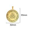 Dawapara Seven Archangels Sigil Charm DIY Accessories Pendant for Necklace Archangels Sigil Pendants Magic Amulet Protection
