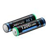 Cityork 1.5V AAA Lithium Oplaadbare Batterij 1200mWh + 4 Sleuven LCD Indicator Lader 2A 3A Li-ion Batterij USB Lader