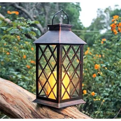 Vintage Outdoor Solar Kerzen Windlicht Garten Rasen Villa Dekoration Landschaftsleuchten