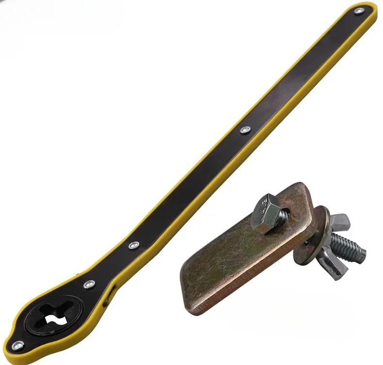 

Car Jack & Ratchet Wrench Kit - 2-in-1 Scissor Jack Socket for SUV/Sedan, Labor-Saving Tire Lift for Garage/Roadside