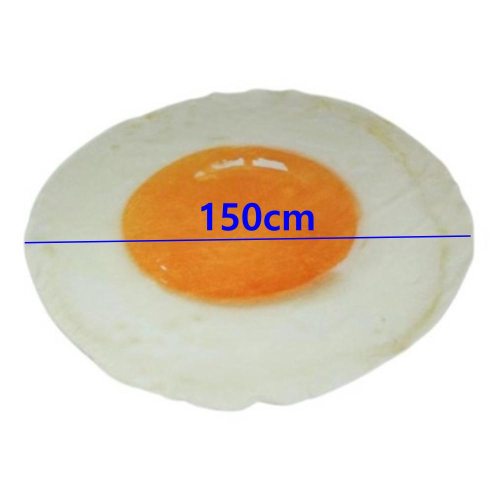 Fun Fried Egg Blanket (Size Option : 75cm, 150cm)