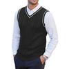 Men's  Leisure  Big Size  V-Neck  Thickened  Knitting  Vest  Sleeveless