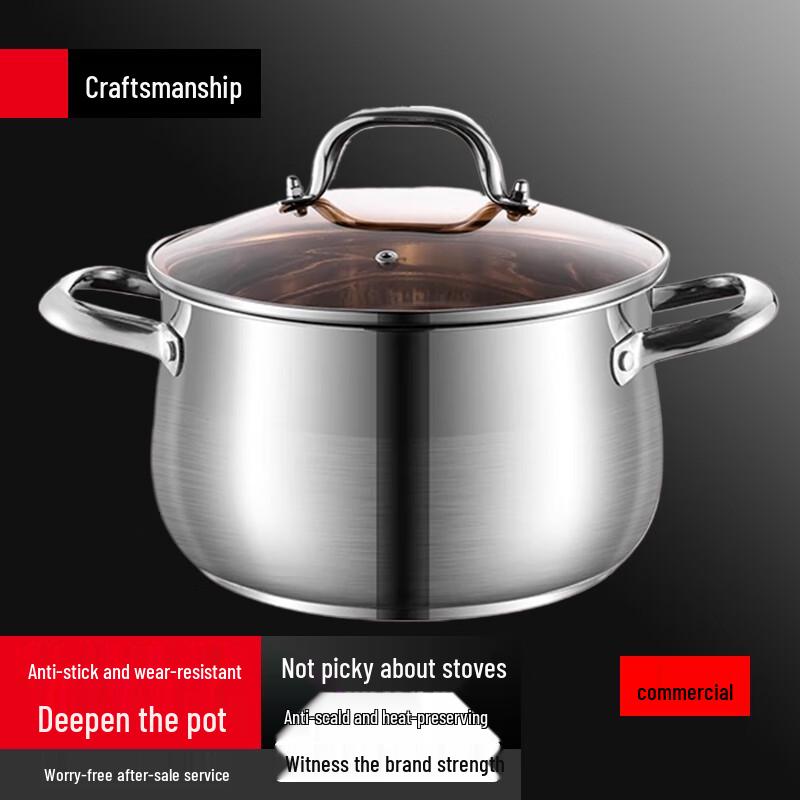 

Sulet 304 Stainless Steel Soup Pot