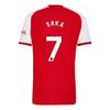 Adidas Arsenal 26/27 Home Saka 7 Quick-Dry Short Sleeve Football Jersey Player Version Men jersey JZ3165-7