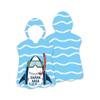 Newborn Baby Bath Towel Robe Kid Cloak Beach Towel Hooded Swim Cape Smock Shark Crocodile Boy Girl Poncho Infant Wrap Blanke