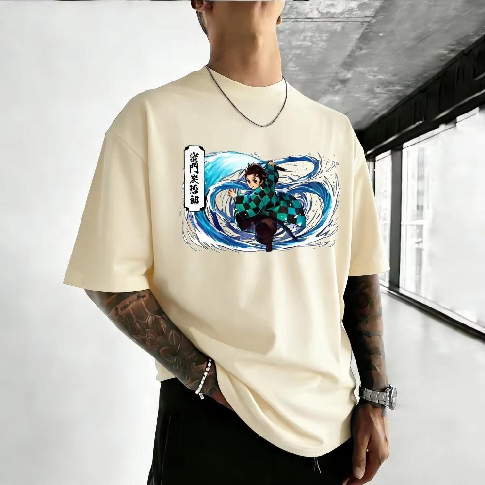 Mens and Womens Cotton TShirt  Demon Slayer  Jirosuke Kamitani  Summer 2026 ShortSleeved Shirt