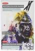 [Official Japanese Product] Derwent Watercolour Pad, Watercolour Paper for Sketchbooks, A4 Size, 300gsm, 12 Sheets, Product Number: 2301970