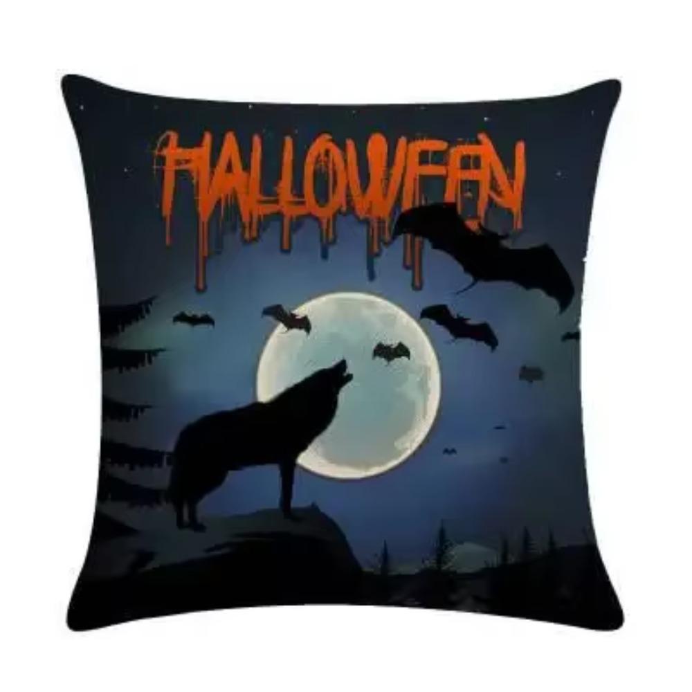 Halloween Christmas Print Pattern Cushion Cover Home Living Room Sofa Car Decoration Square Throw Pillow