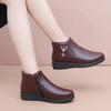 Winter Boots Fashion Women Ankle Boots Plush Warm with Metal Cotton Shoes Woemn Non-slip Waterproof Boots