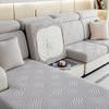 Jacquard Sofa Furniture Seat Cushion Protective Covers Stretchy Soild Colour Anti -Dirty L -Shaped Couch Covers Removable Sofa Slipcover Home Office