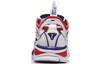 Li Ning Aurora Skyline Cushioning Slip Resistant Mid top Chunky Sneakers Men's White Blue Red AGLN235-2