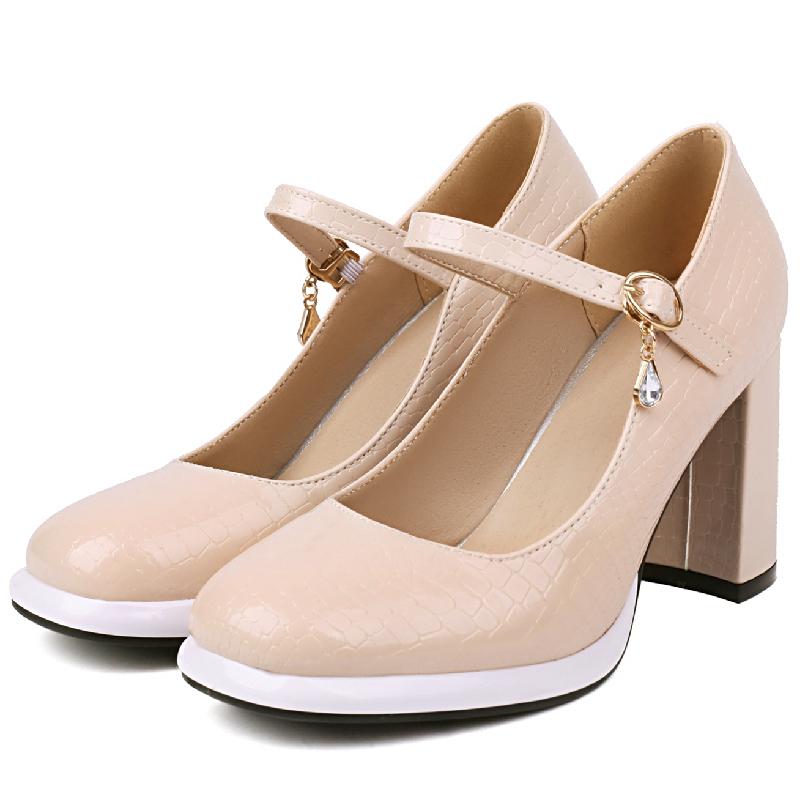 High Heels Pumps Shoes Woman Elegant 2025 Ankle Straps Black Red Nude Gray Women's Heeled Office Party Wedding Shoes Ladies