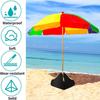 Base per ombrellone da spiaggia, peso in tessuto Oxford 600D, sacchi di sabbia resistenti per ombrellone da spiaggia, supporto per ombrellone da patio, base a sbalzo