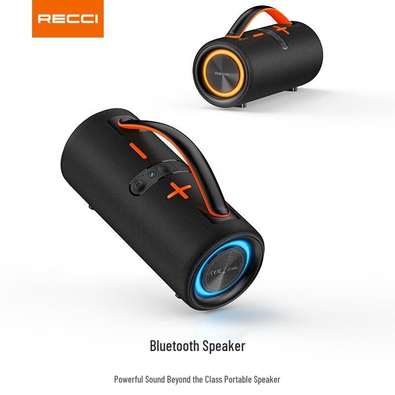 Recci RSK-W49 Draagbare Hi-Fi Bluetooth Speaker CN-stekker (adapter meegeleverd)