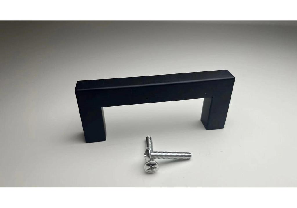 Modern Stainless Steel Square Pull Handle for Cabinets and Drawers